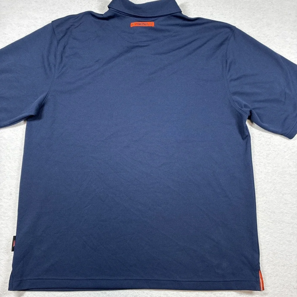 Virginia Cavaliers Nike Dri Fit Polo Shirt Men's Size Large Golf Embroidered